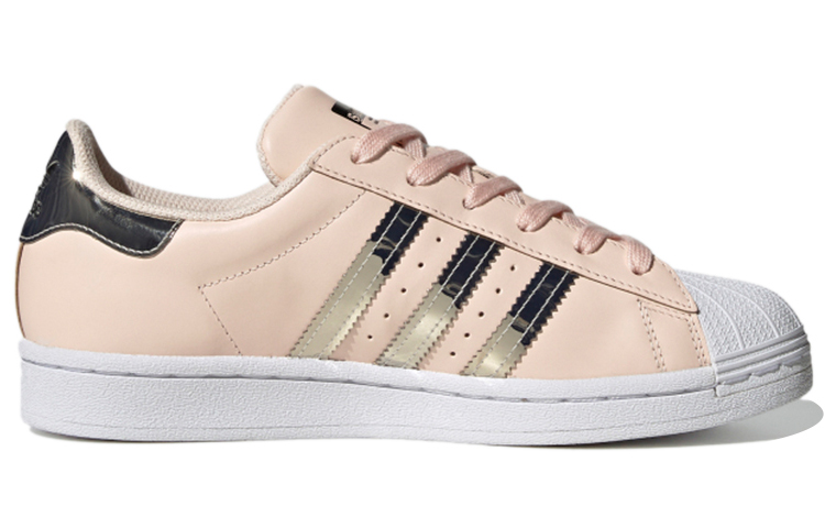 Order (W) adidas Superstar 'Metallic 3 Garis - Pink Tint' FW5014