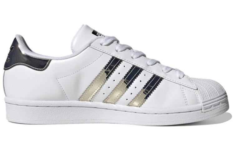 Order (Women) adidas Superstar 'Metallic 3 Stripes' FW3915