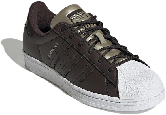(Women) adidas Superstar 'Night Brown Gold' GX4360 Lookbook (Women) adidas Superstar 'Night Brown Gold' GX4360