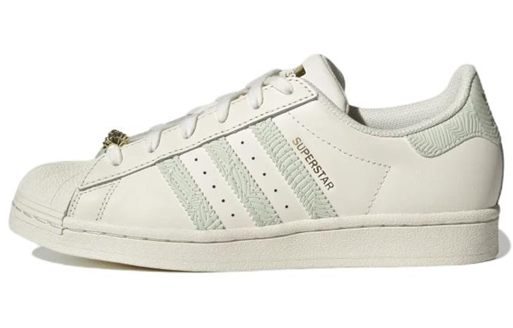 (W) adidas Superstar 'Off White Linen Green'