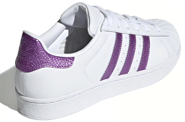 (Women) adidas Superstar 'Purple' EE9152 Lookbook (Women) adidas Superstar 'Purple' EE9152