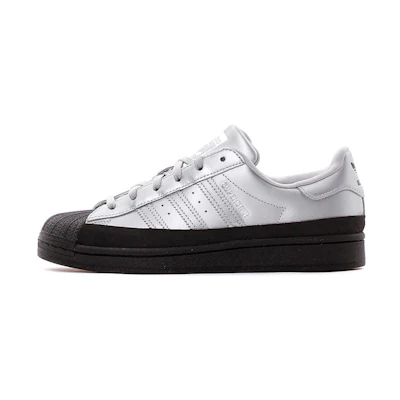 (W) adidas Superstar 'Silver Metallic Black'
