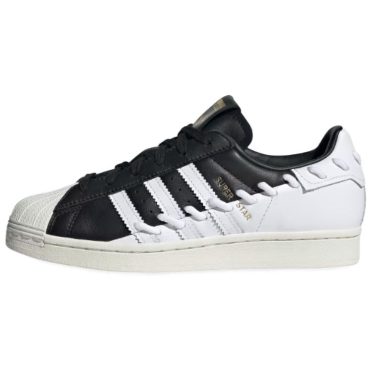 (Women) adidas Superstar 'Stitched - Black White' GX3419