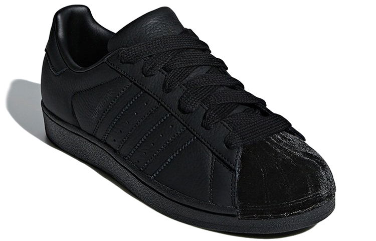 (W) adidas Superstar 'Tonal Black' 圖 2