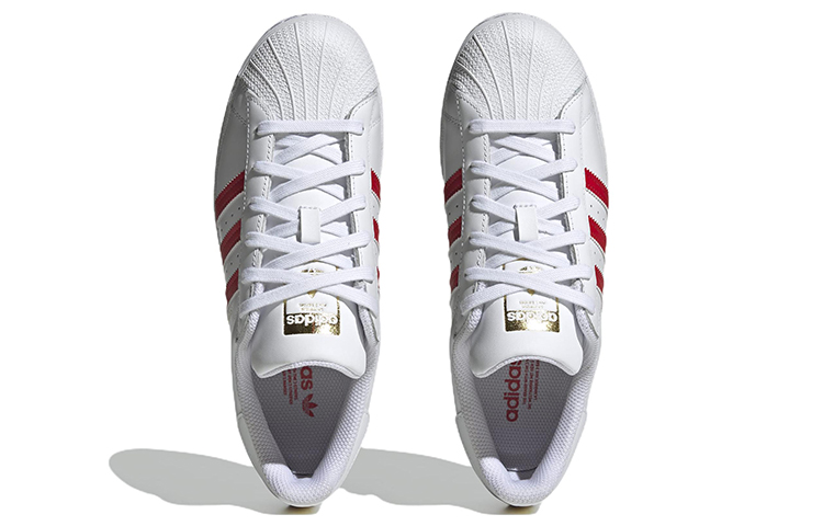 Purchase （女性）adidas Superstar「白色 Better Scarlet」HQ1903