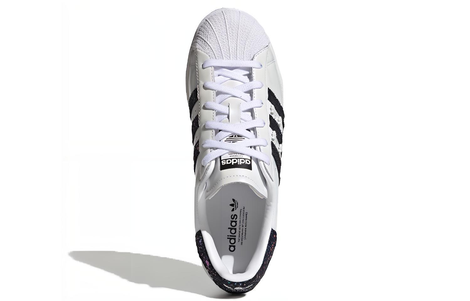 (W) adidas Superstar 'White Black' 圖 5