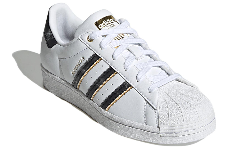 Lookbook (W) アディダス スーパースター 白黒金 (Adidas Superstar 白黒金) GX1838