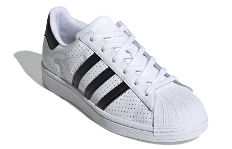 Order （女性）adidas 魔鬼氈經典鞋 '白黑打孔' FV3444