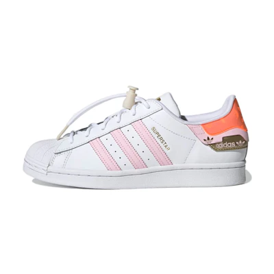 (W) adidas Superstar 'White Clear Pink'