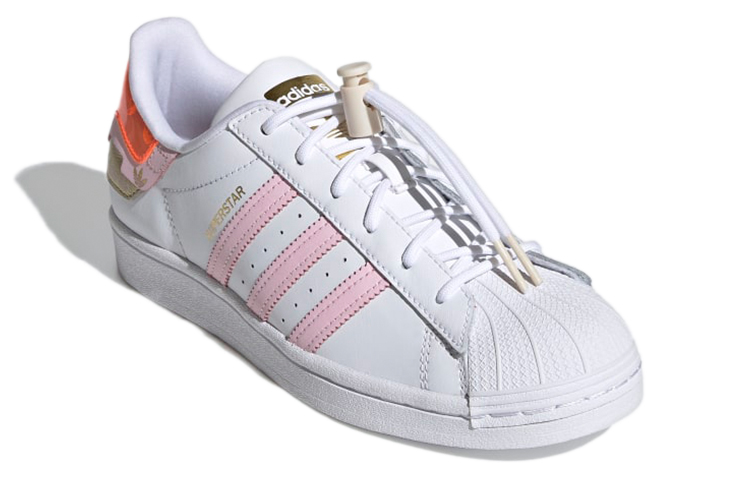 (W) adidas Superstar 'White Clear Pink' 圖 3
