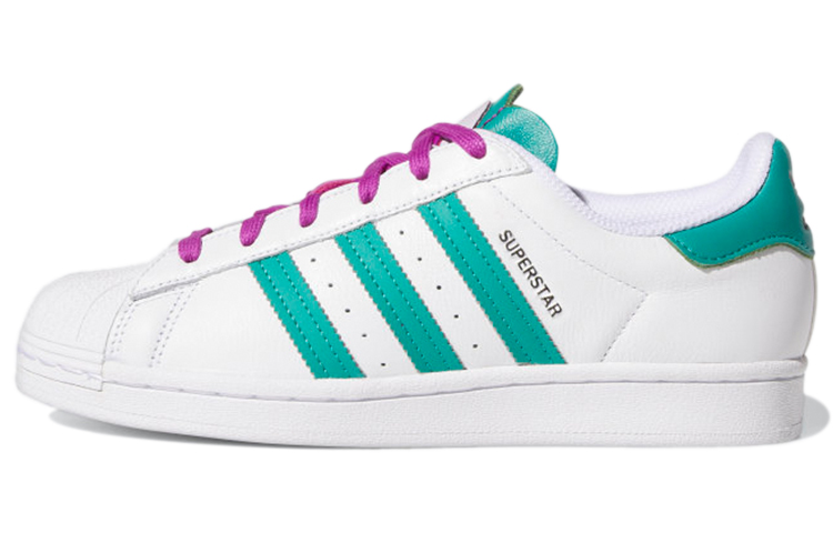 (Women) adidas Superstar 'White Glory Green' H06595