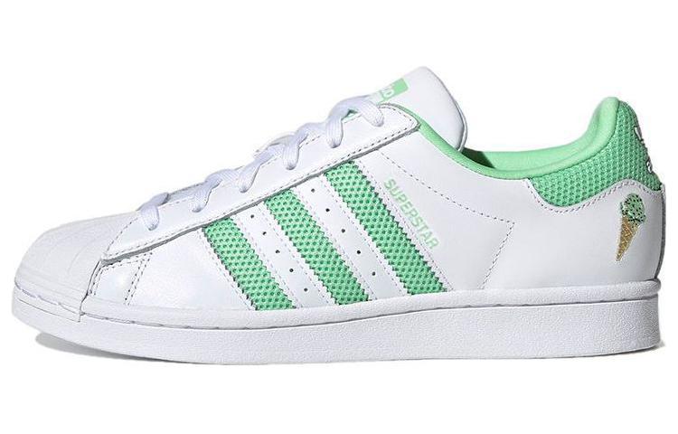 (W) adidas Superstar 'White Glory Mint'