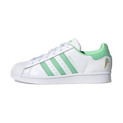 (W) adidas Superstar 'White Glory Mint'