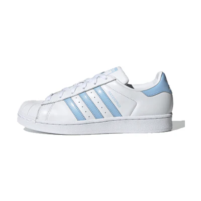 (W) adidas Superstar 'White Glow Blue'