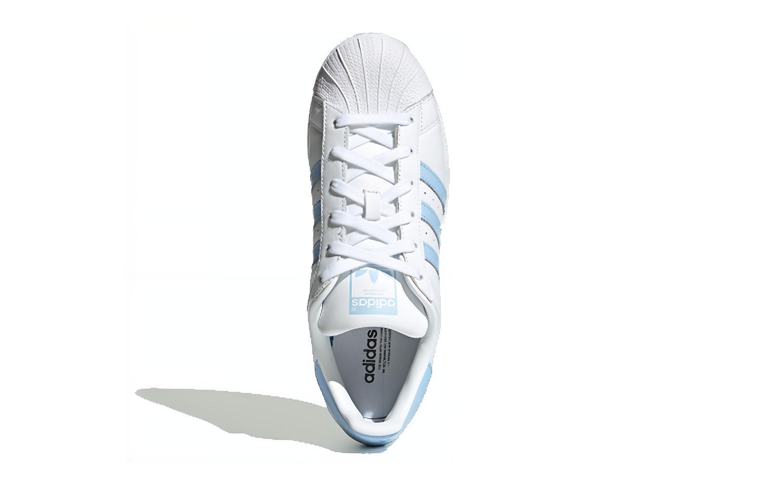 (W) adidas Superstar 'White Glow Blue' 圖 4