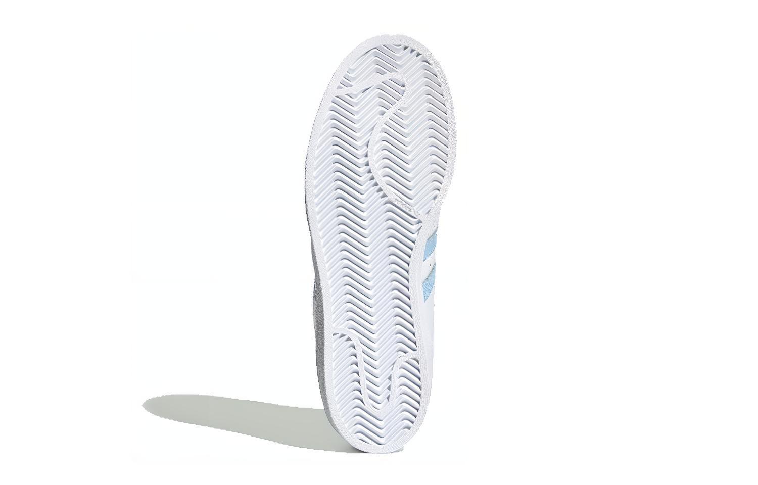 (W) adidas Superstar 'White Glow Blue' 圖 5