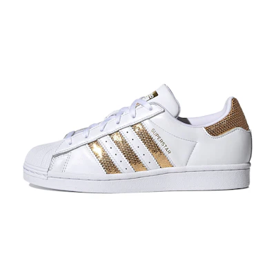(W) adidas Superstar 'White Gold Sequins'