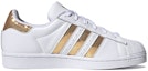 Order (W) 아디다스 슈퍼스타 "화이트 골드 스팽글" G55658