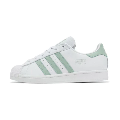 (W) adidas Superstar 'White Hazy Green'