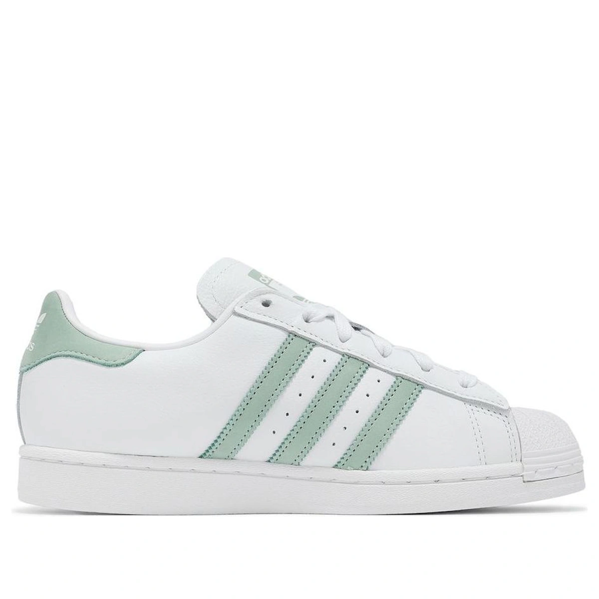 (Women) adidas Superstar 'White Hazy Green'