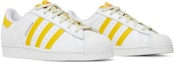 Cheap (W) アディダ スーパースター "白×淡黄" (Adidas Superstar "Shiro x Tan'ō") GZ7415