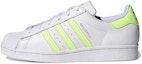 Buy (W) 阿迪达斯 Superstar “白色高分辨率黄色” FX6090