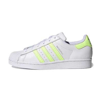 (W) adidas Superstar 'White Hi-Res Yellow'