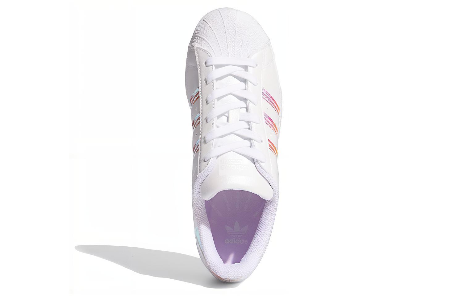 (W) adidas Superstar 'White Iridescent' 圖 5