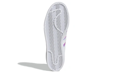 (Women) adidas Superstar 'White Iridescent Stripes' FX7565