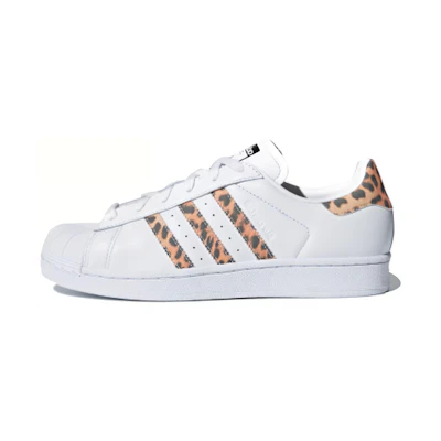 (W) adidas Superstar 'White Leopard'