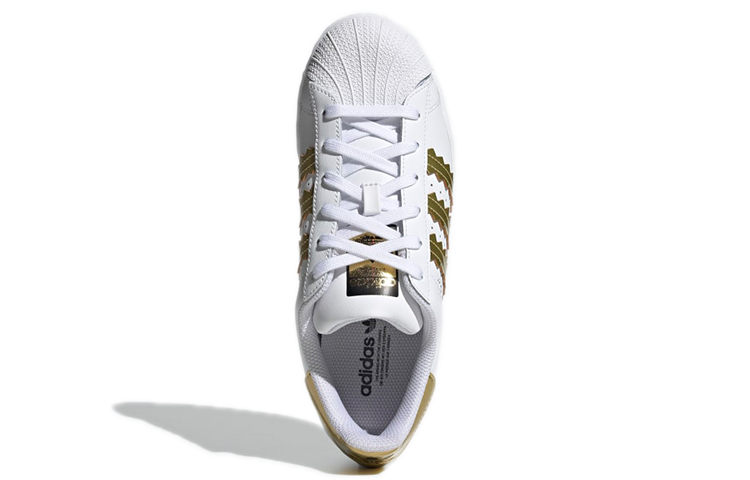 Purchase (W) adidas Superstar ''Wit Matte Goud'' H03915