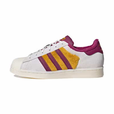 (W) adidas Superstar 'White Power Berry Gold'