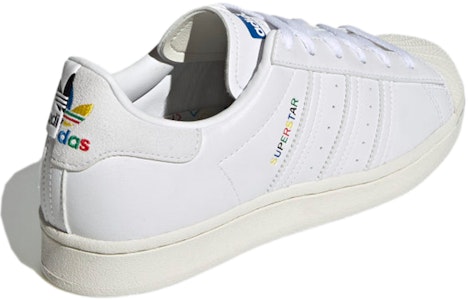 (W) 阿迪达斯 Superstar '白色彩虹标志' GZ7537 Shop (W) 阿迪达斯 Superstar '白色彩虹标志' GZ7537