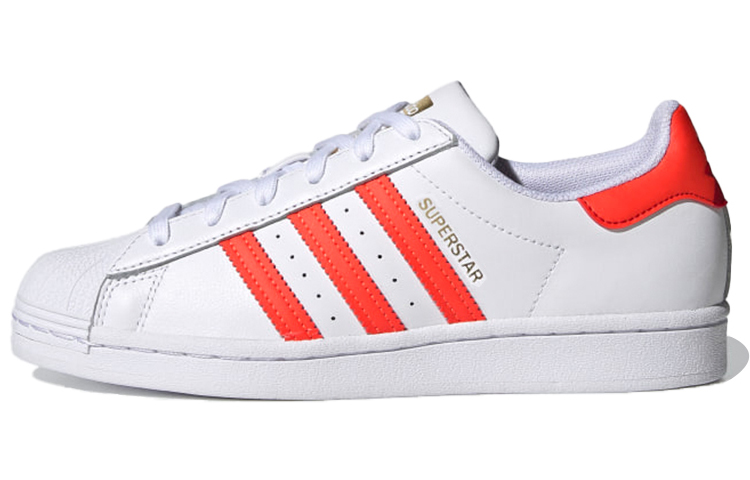 (W) adidas Superstar 'White Scarlet'