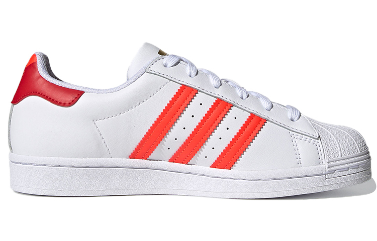 (W) adidas Superstar 'White Scarlet' 圖 2