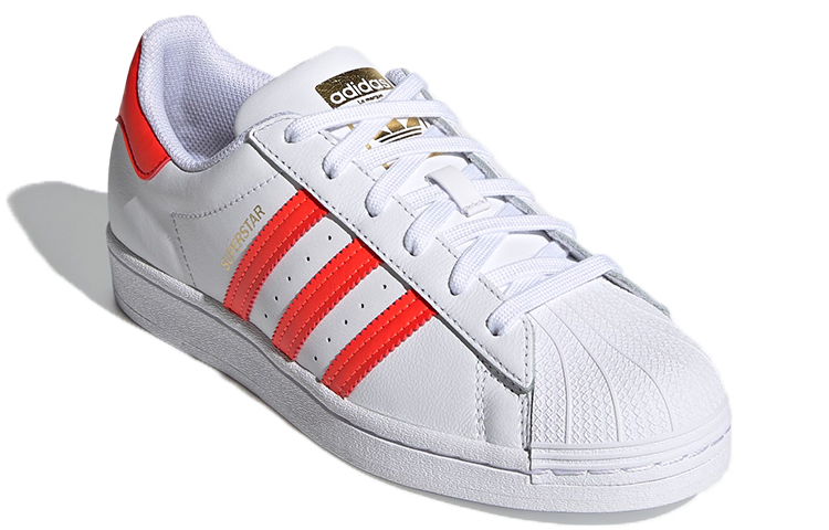 (W) adidas Superstar 'White Scarlet' 圖 3