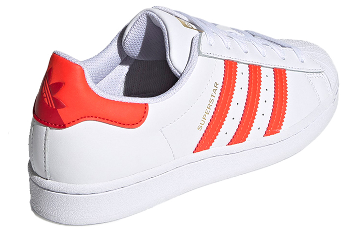 (W) adidas Superstar 'White Scarlet' 圖 4