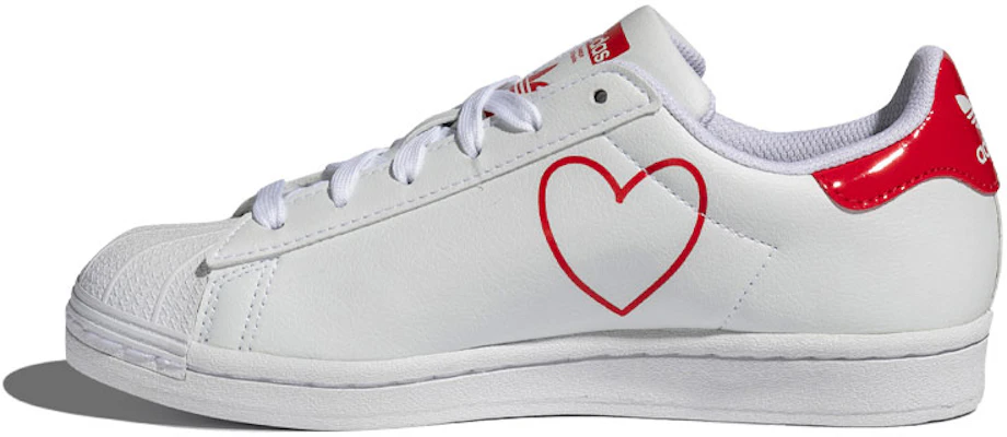 (女性款)adidas Superstar 'White Scarlet' FX8729 Buy (女性款)adidas Superstar 'White Scarlet' FX8729