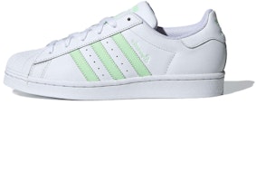 (Women) adidas Superstar 'White Semi Green Spark' IE3005 (Women) adidas Superstar 'White Semi Green Spark' IE3005