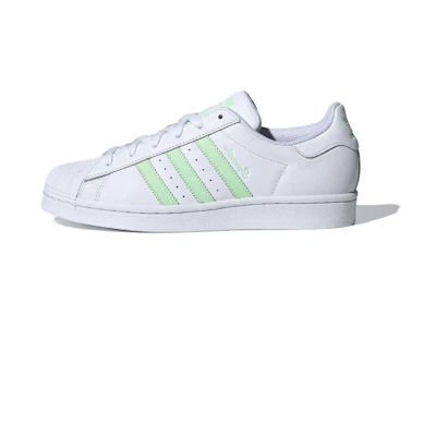 (W) adidas Superstar 'White Semi Green Spark'