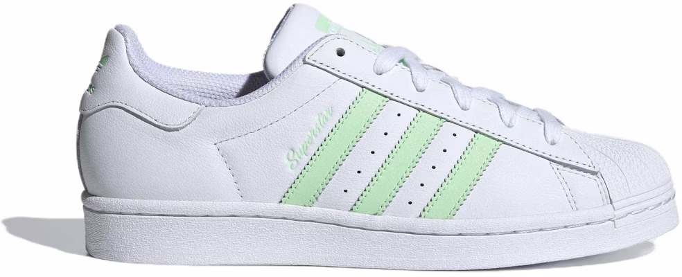 (W) (女性用) アディダス スーパースター 'ホワイト セミ グリーン スパーク' IE3005 IE3005 Order (W) (女性用) アディダス スーパースター 'ホワイト セミ グリーン スパーク' IE3005 IE3005