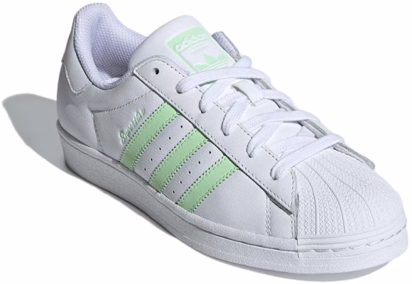 (W) (女性用) アディダス スーパースター 'ホワイト セミ グリーン スパーク' IE3005 IE3005 Cheap (W) (女性用) アディダス スーパースター 'ホワイト セミ グリーン スパーク' IE3005 IE3005