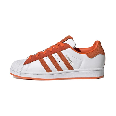 (W) adidas Superstar 'White Semi Orange'