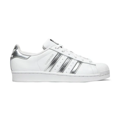 (W) adidas Superstar 'White Silver Metallic'