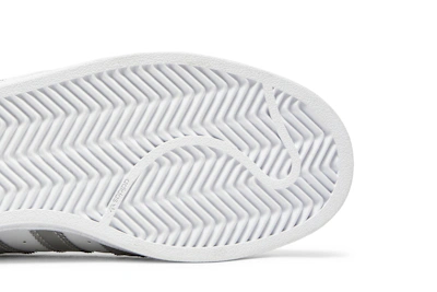 (Women) adidas Superstar 'White Silver Metallic' AQ3091