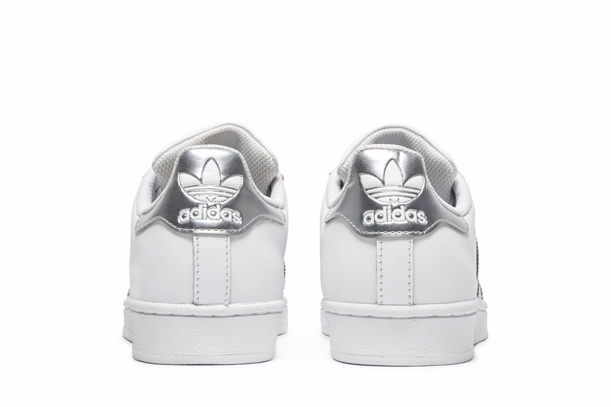 (Women) adidas Superstar 'White Silver Metallic' AQ3091