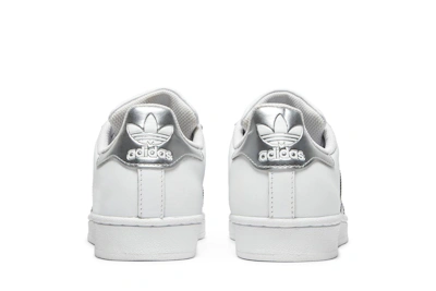 (Women) adidas Superstar 'White Silver Metallic' AQ3091
