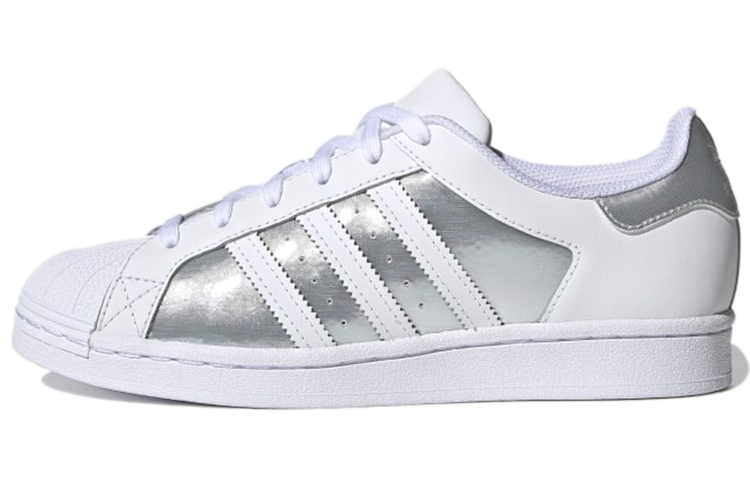 Buy adidas originals Superstar 低筒 板鞋 女款 白灰銀