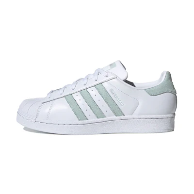 (W) adidas Superstar 'White Vapour Green'