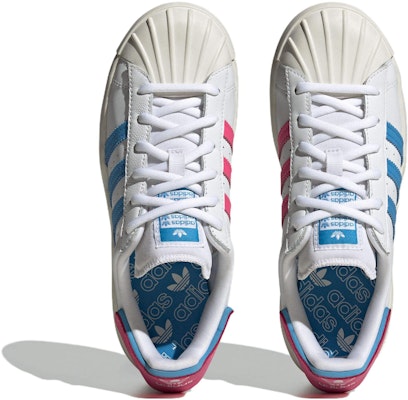 (W) adidas Superstar Ayoon 'Putih Biru Muda Pink' HP9582 Shop (W) adidas Superstar Ayoon 'Putih Biru Muda Pink' HP9582